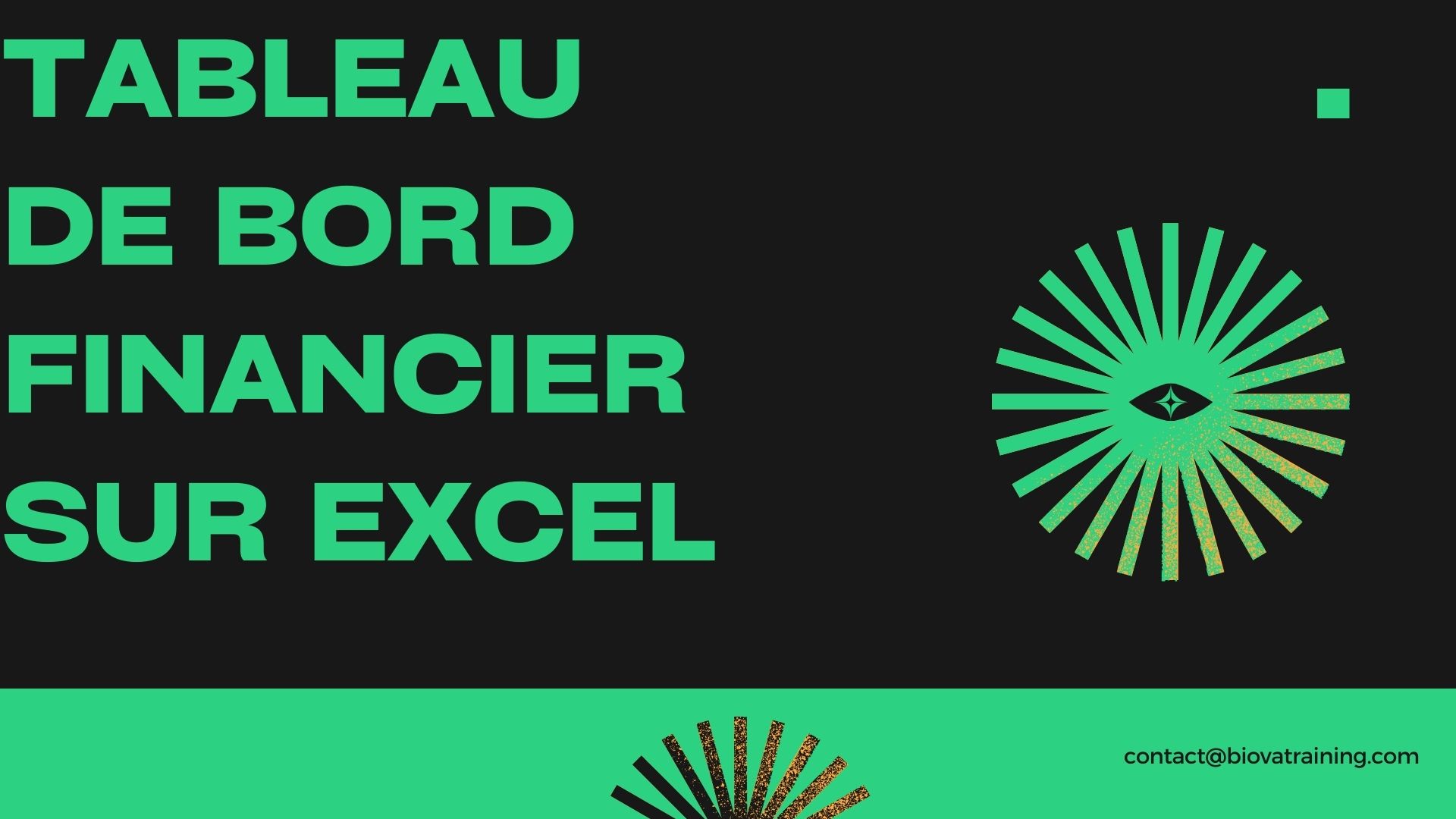 Tableau de bord financier sur Excel